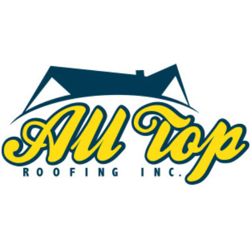 all top roofing logo