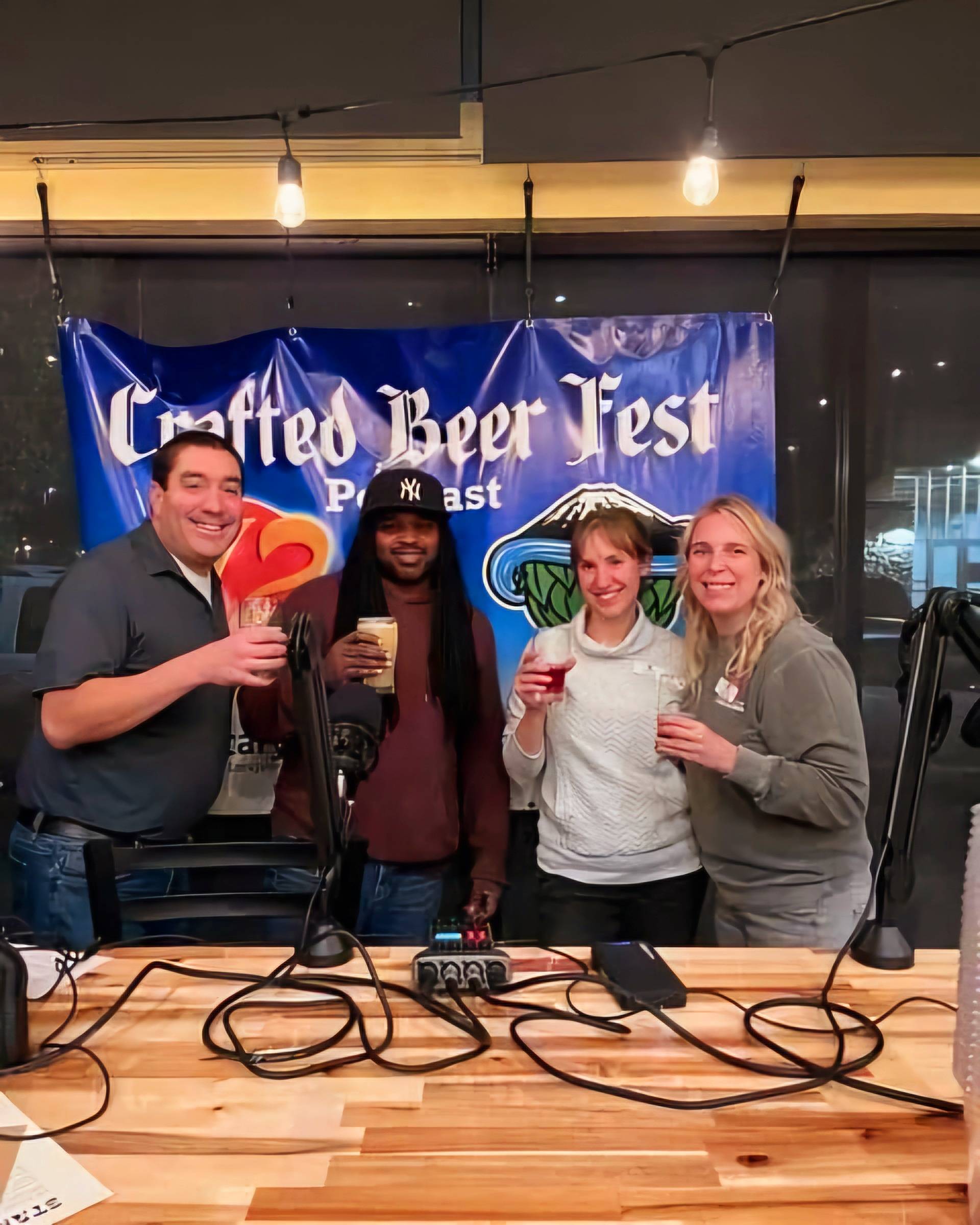 Lower Columbia Junior League at the crafted beer festival podcast